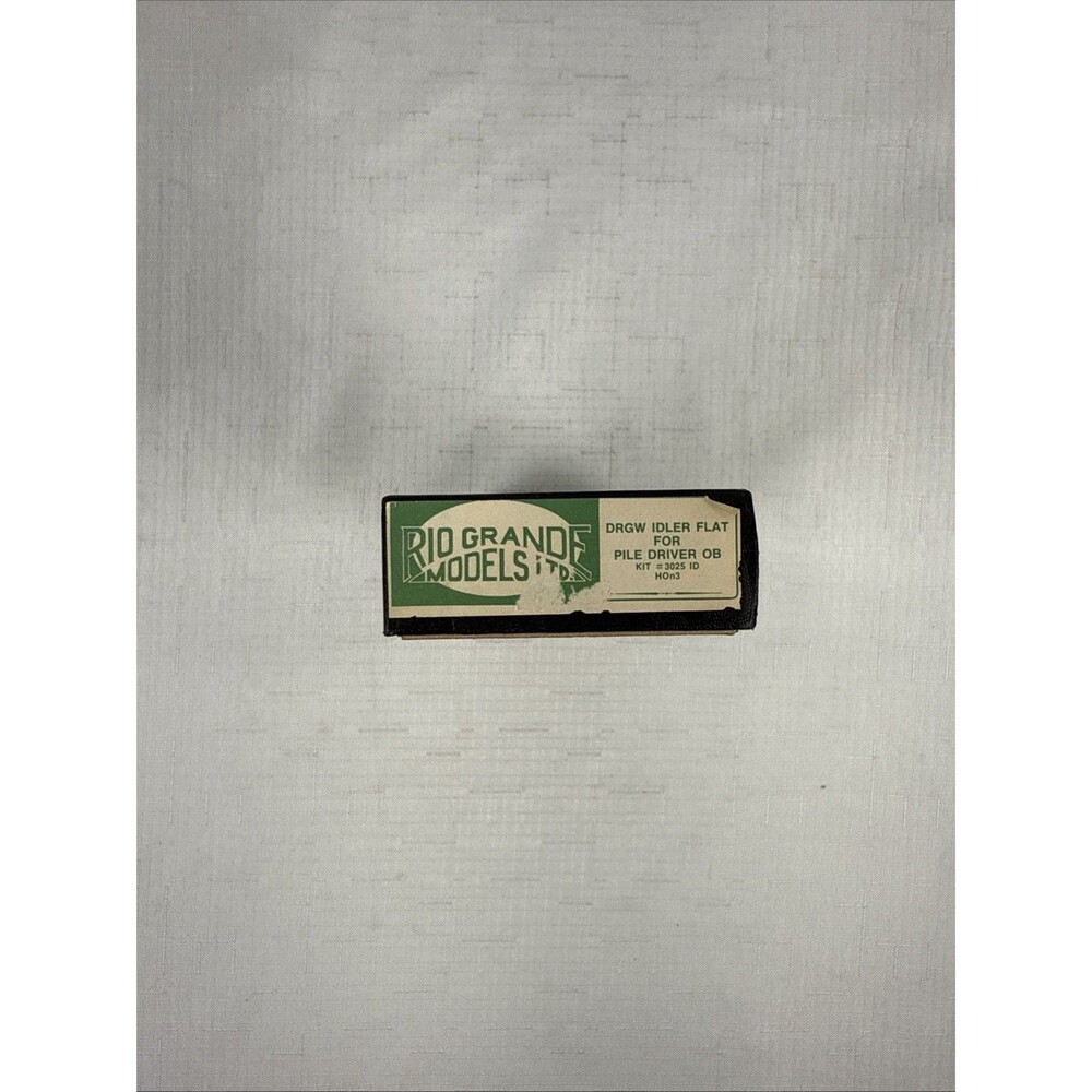 Rio Grande Models HOn3 Scale DRGW Idler Flat for Pile Driver Kit #3025ID